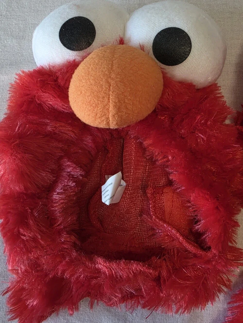 Sesame Street Elmo Infant Costume 12-18 Months Red Plush Jumpsuit Headpiece